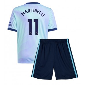 Billiga Arsenal Gabriel Martinelli #11 Tredjeställ Barn 2024-25 Kortärmad (+ Korta byxor)